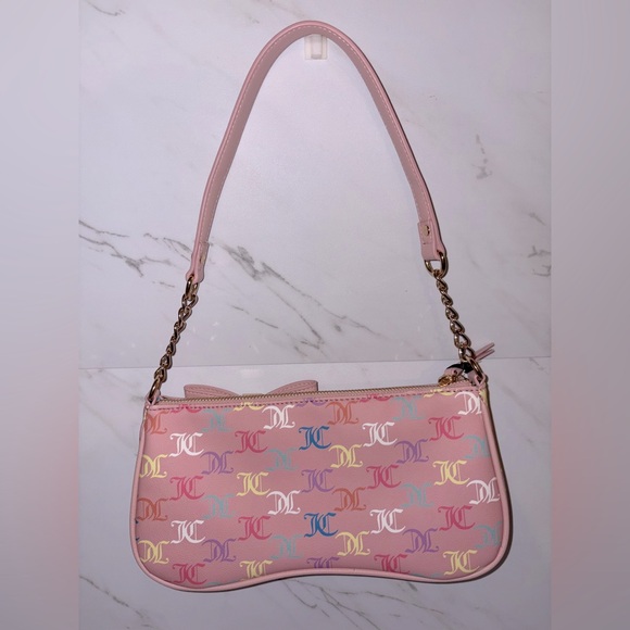 Juicy couture for the girls shoulder bag purse- pink multi pink diamond - Picture 4 of 11